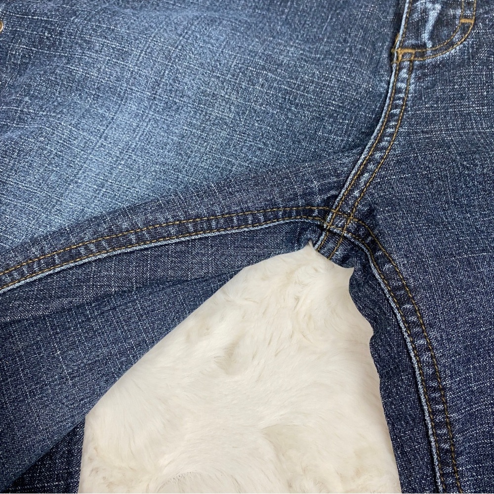 Mudd Yo! Lace up denim flare jeans full lace y2k in perfect condition Sz 9 - Picture 3 of 10